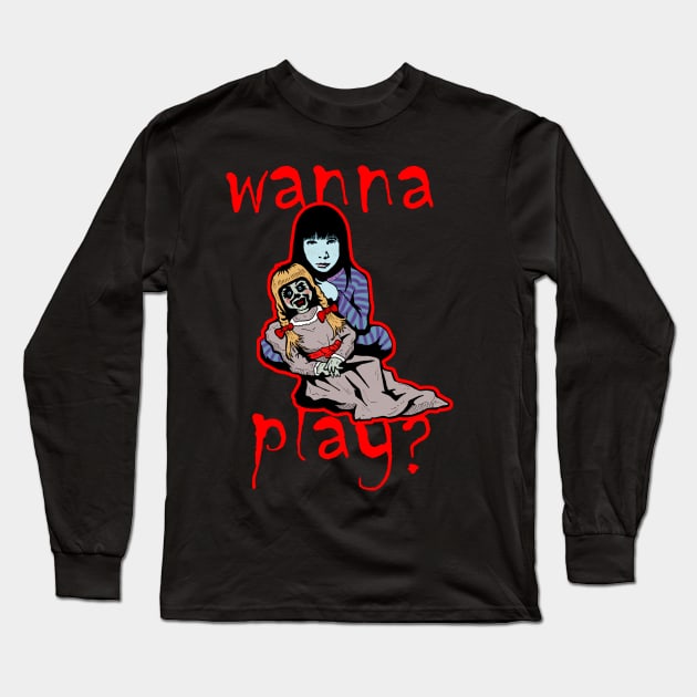 Wanna Play? Long Sleeve T-Shirt by Lmann17